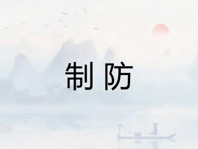 制防